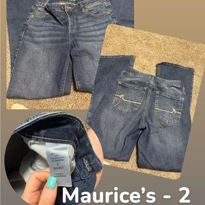 Maurices Straight Leg Women's Jeans in Classic Blue